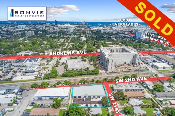 201-215 SW 21ST. STREET, FT. LAUDERDALE 33315 (12,000 SF. SMALL-BAY WAREHOUSE)-SOLD 201-215 SW 21ST. STREET, FT. LAUDERDALE 33315 (12,000 SF. SMALL-BAY WAREHOUSE)-SOLD